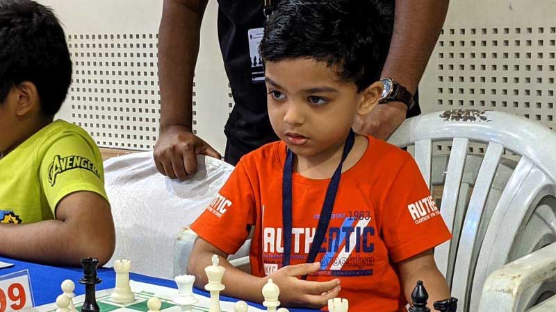 দাবার ইতিহাসে বিরল রেকর্ড, ৩ বছরের শিশু পেল ফিদে রেটিং