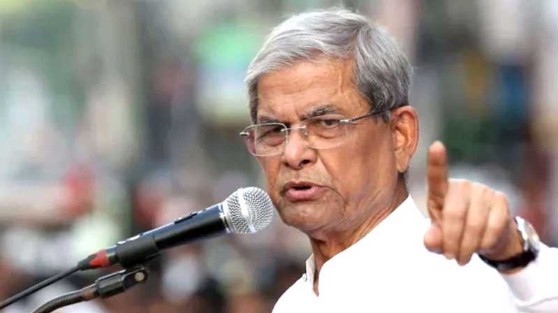 এই ঘটনার সম্পূর্ণ দায় সরকারকেই নিতে হবে: মির্জা ফখরুল