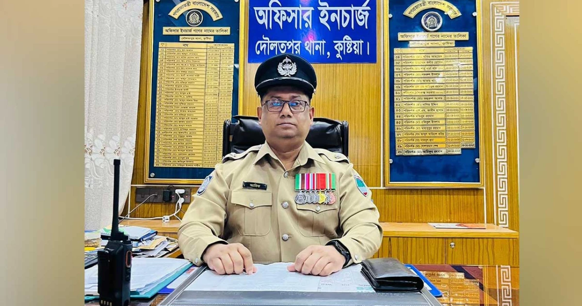 দৌলতপুর থানার বড় চোর আমি - ওসি আরিফুর রহমান